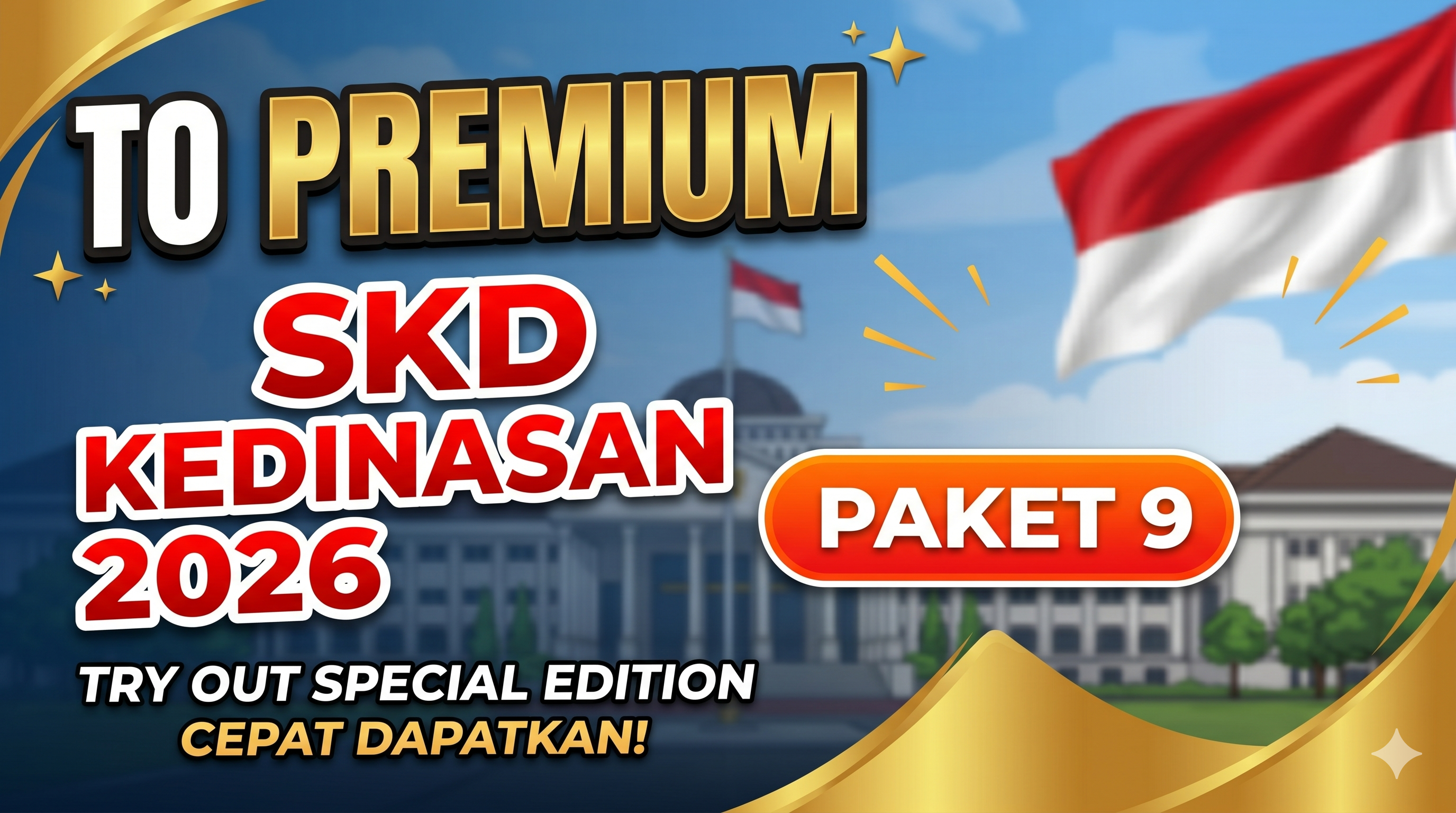 TO PREMIUM SKD KEDINASAN 2026 - PAKET 9
