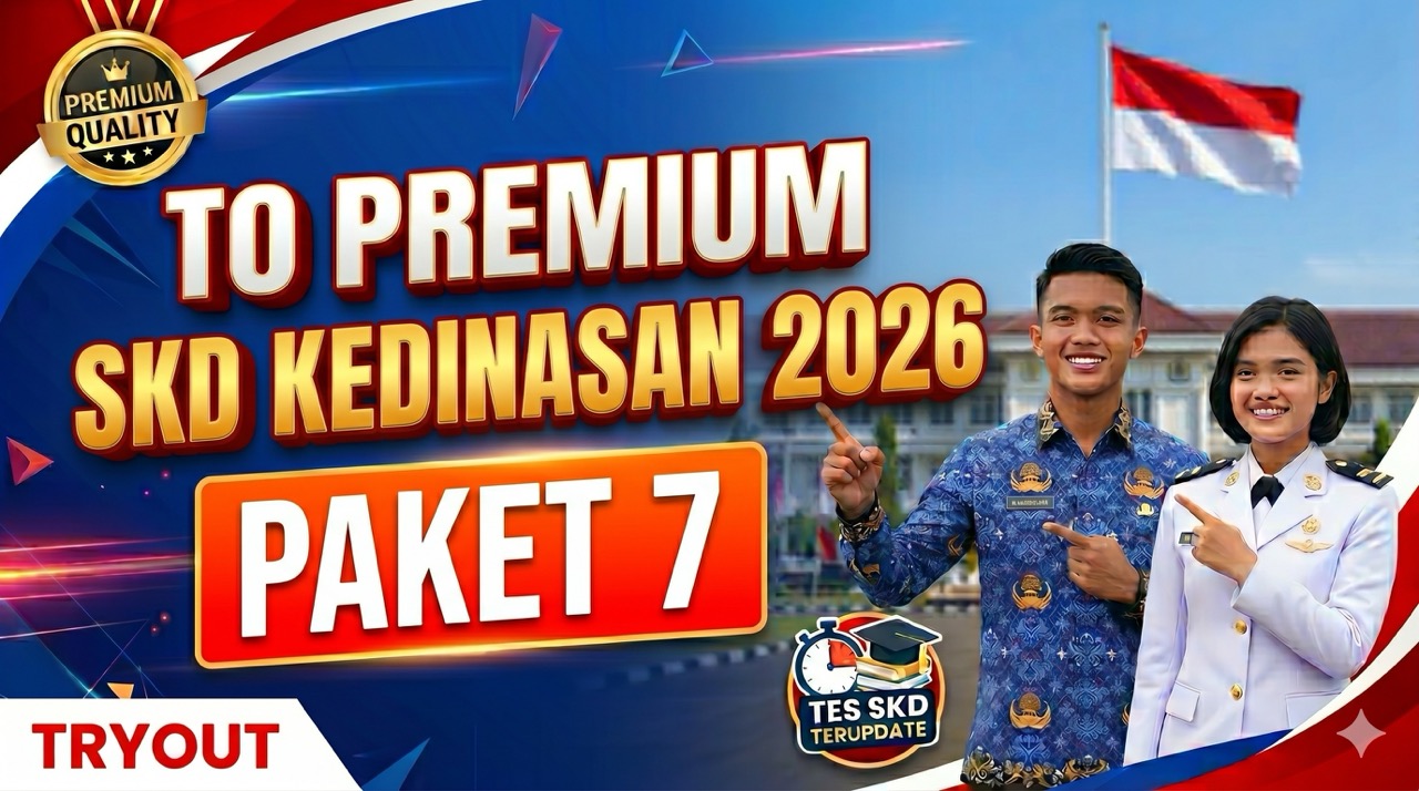 TO PREMIUM SKD KEDINASAN 2026 - PAKET 7