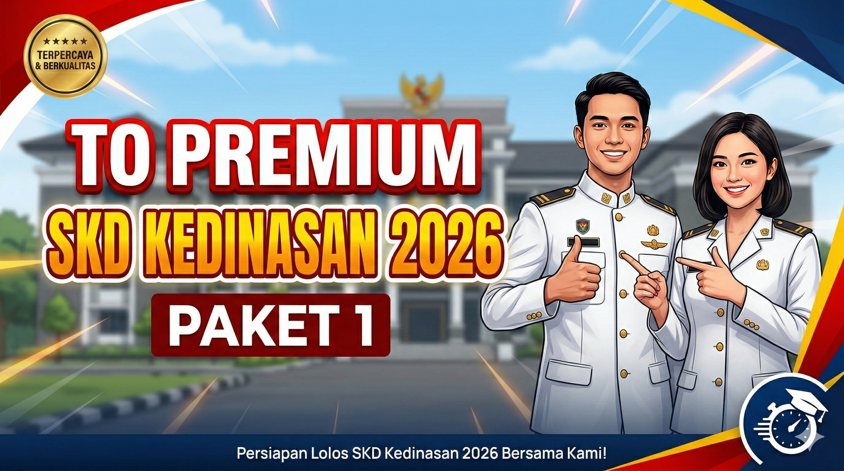TO PREMIUM SKD KEDINASAN 2026 - PAKET 1
