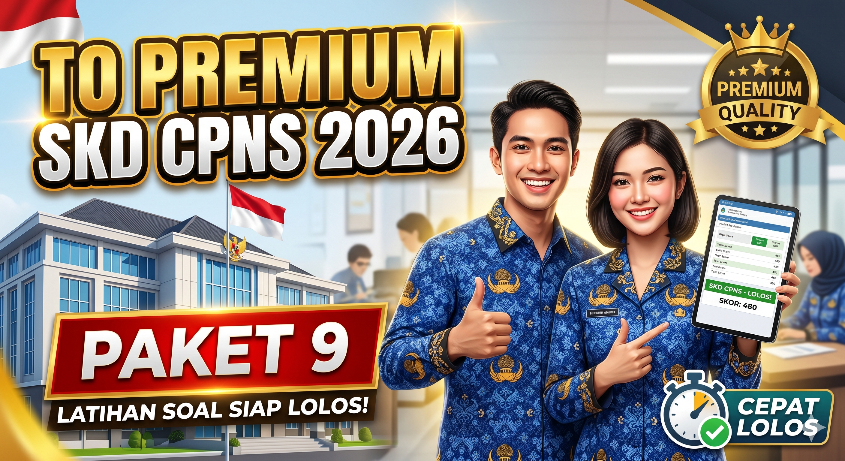 TO PREMIUM SKD CPNS 2026 - PAKET 9